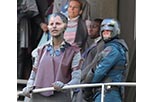 Foto Glenn Close en rodaje Guardianes de la Galaxia