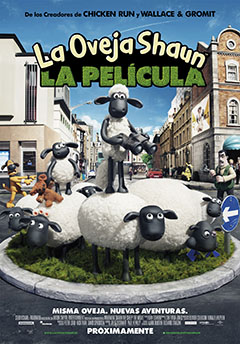 Cartel La oveja Shaun - La película