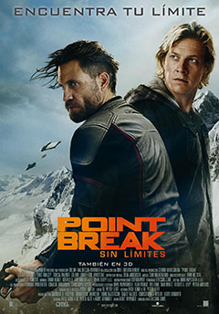 Cartel Point Break (Sin límites)