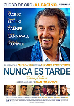 Cartel Nunca es tarde