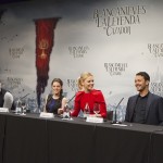 El director y los actores en España promocionando el estreno de BLANCANIEVES Y LA LEYENDA DEL CAZADOR
