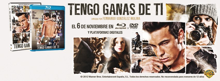 TENGO GANAS DE TI en DVD y BLU-RAY