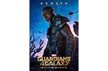Cartel personaje Djimon Hounsou como Korath the Pursuer en Guardianes de la Galaxia