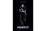 Cartel personaje Theo James como Four en Insurgente