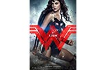 Cartel personaje Wonder woman en Batman v Superman: El amanecer de la justicia